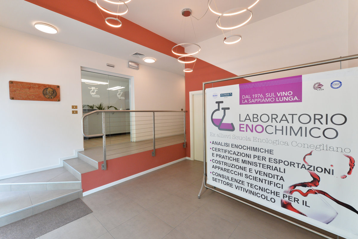 Reception del Laboratorio Enochimico a Refrontolo